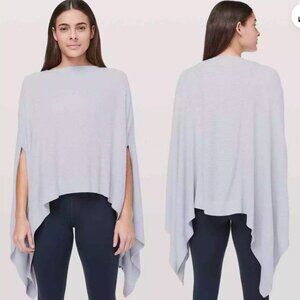 NWOT lululemon forward flow gray cape sweater